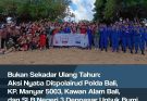 Aksi Bersih Pantai Meriahkan HUT ke-6 SLB Negeri 3 Denpasar